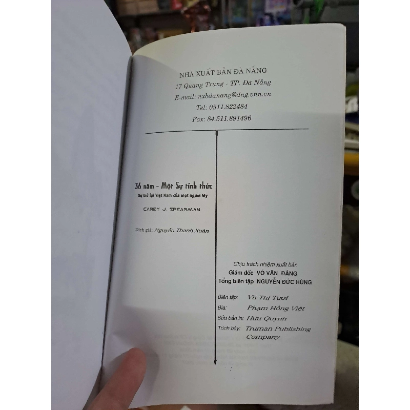 36 năm một sự tỉnh thức - Spearman LỊCH SỬ - CHÍNH TRỊ - TRIẾT HỌC VAVO0910 921308