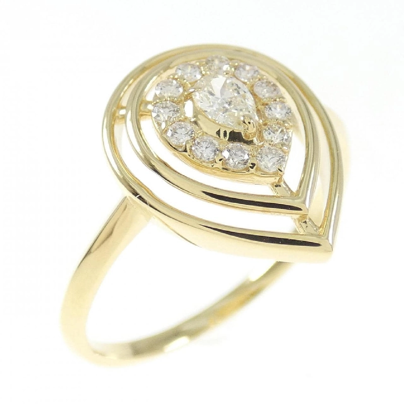 【Sản phẩm mới】Nhẫn kim cương K18YG 0.20CT 673347