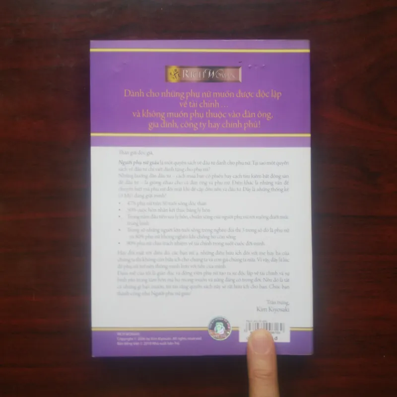[Sách Kinh Doanh] Người Phụ Nữ Giàu (Kim Kiyosaki) Rich Dad Poor Dad - Dạy Con Làm Giàu 934566
