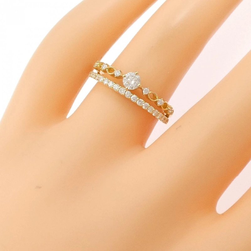 Nhẫn kim cương K18YG 0.40CT - Hàng hiệu chính hãng 852575