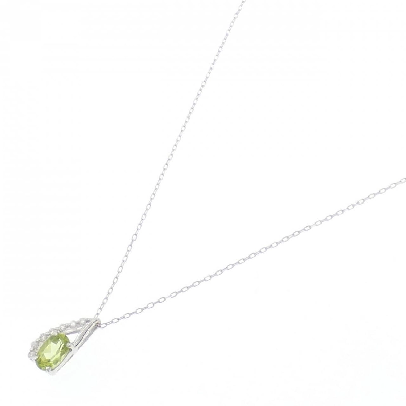 K18WG Peridot Necklace - Hàng hiệu Authentic 857430