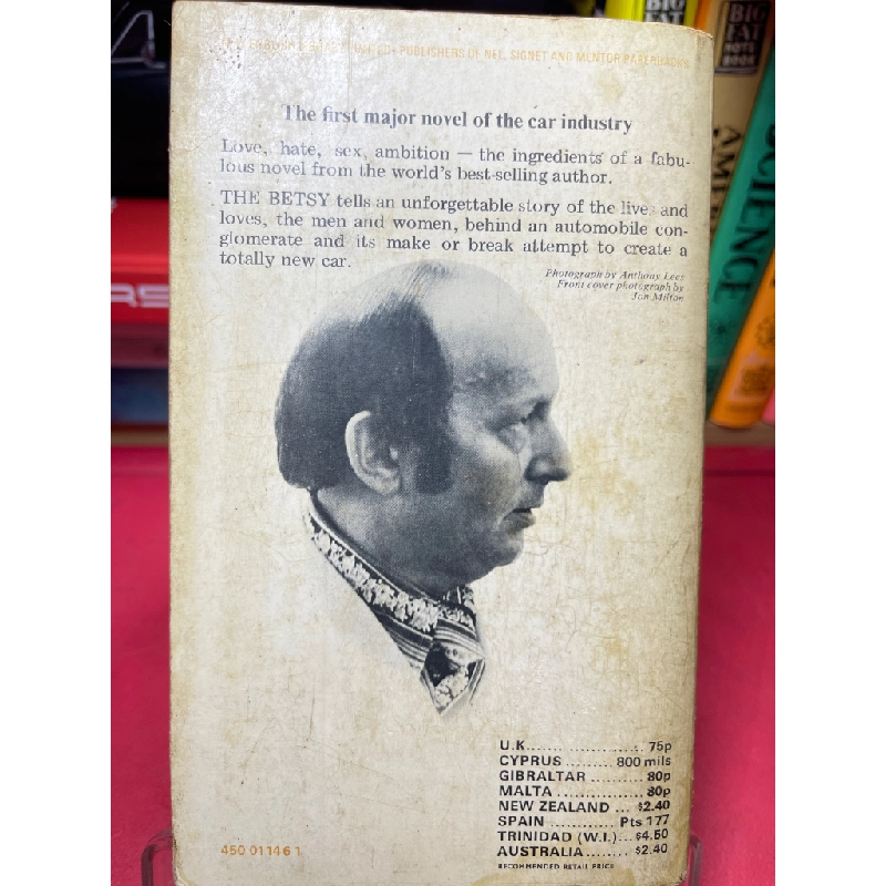 The betsy mới 60% ố vàng tróc bìa Harold Robbins HPB1905 SÁCH NGOẠI VĂN 459544