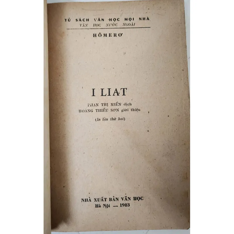 Homeros - thiên sử thi Hy Lạp cổ đại Iliad (150 trang) 728171