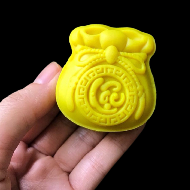 Khuôn trung thu lò xo, khuôn ép xôi túi tiền chữ Lộc loại 50 gram - Mã số 1131 338416