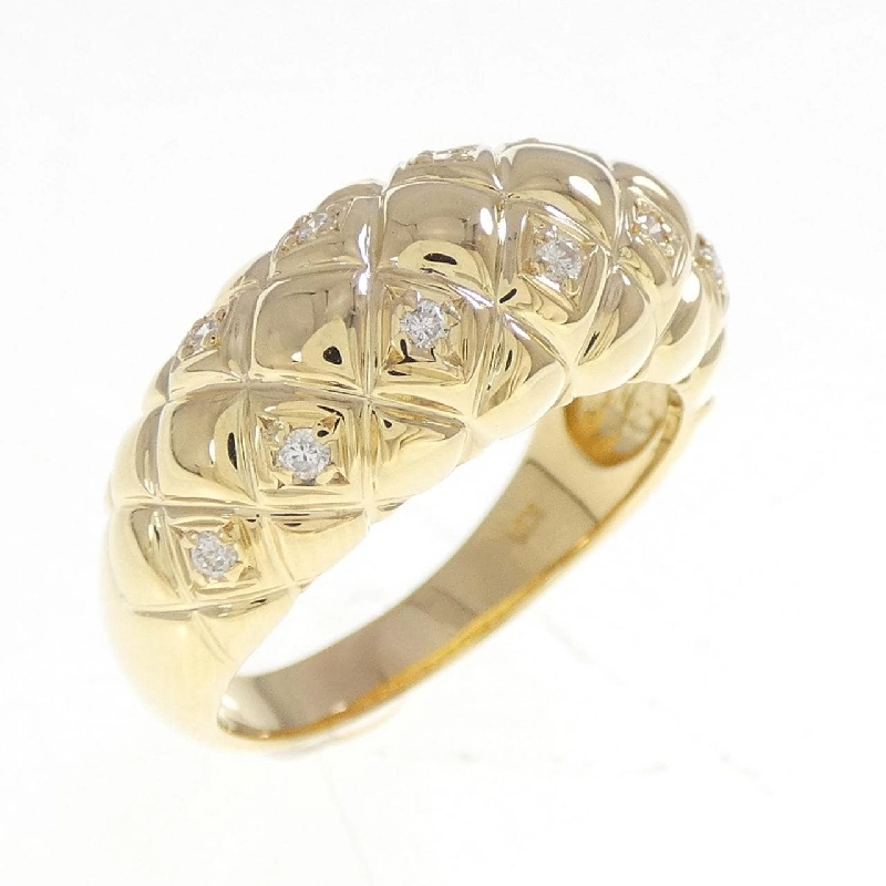 Nhẫn kim cương K18YG 0.15CT 666893