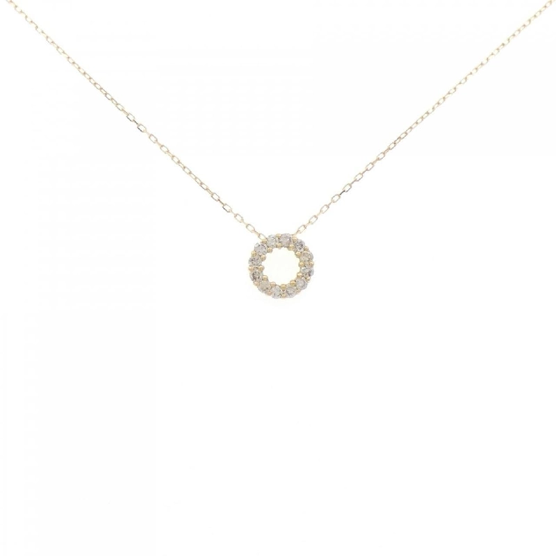 Dây chuyền kim cương K18YG 0.10CT - Hàng hiệu chính hãng 862392