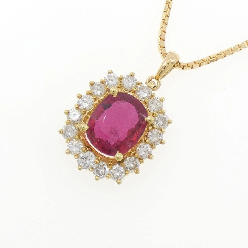 K18YG Nhẫn Ruby 3.27CT - Hàng hiệu Chính hãng 857540