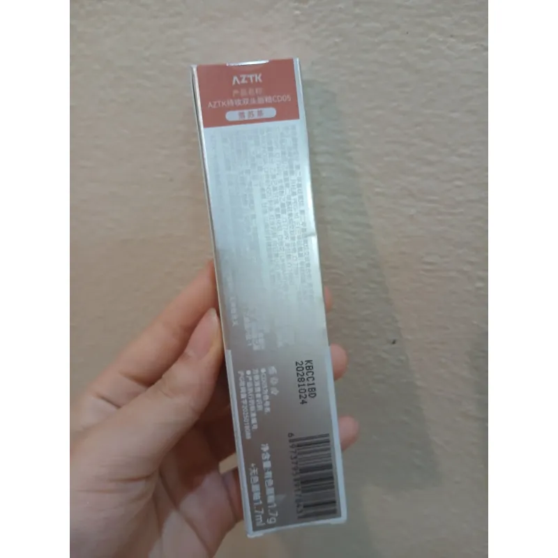 Son bùn 2 đầu bản mới màu đen (3,4g) AZTK 973118