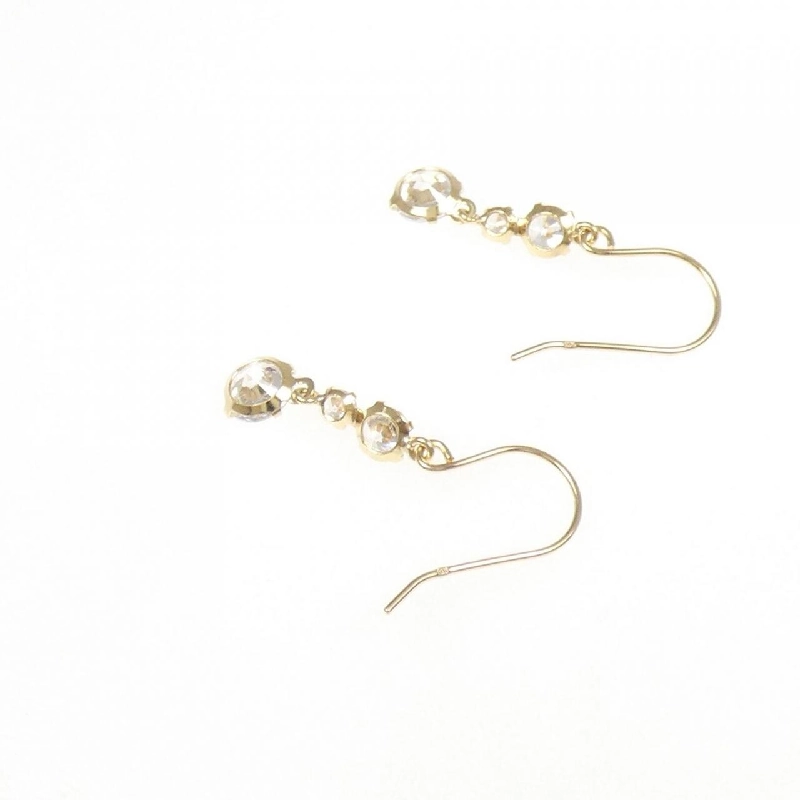 K18YG Bông tai Cubic - Hàng hiệu Chính hãng 870822