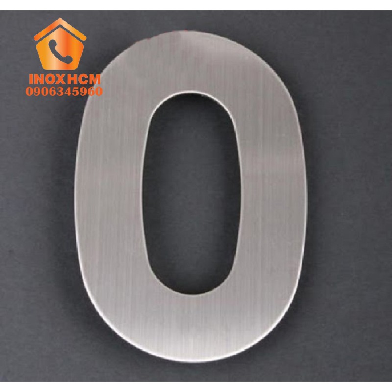 Chữ Inox Trắng Xước PVD - nhận gia công inox theo yêu cầu 3444