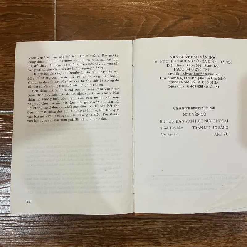 Tiếng chim hót trong bụi mận gai (k3) 799393