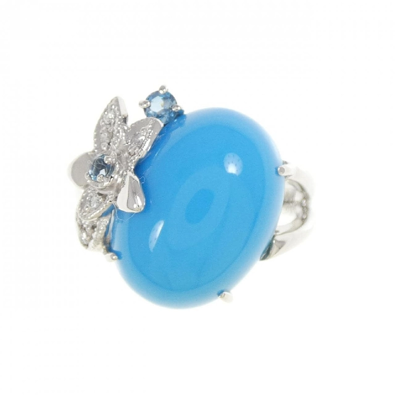 Nhẫn Turquoise K18WG 8.60CT 670039