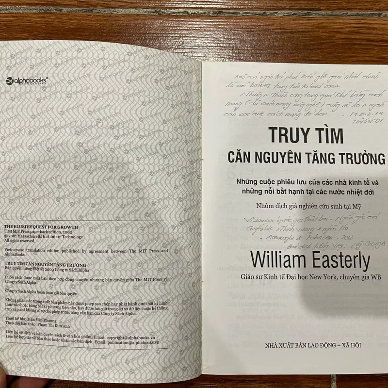 Truy tìm căn nguyên tăng trưởng - William Easterly  (k3) 563798