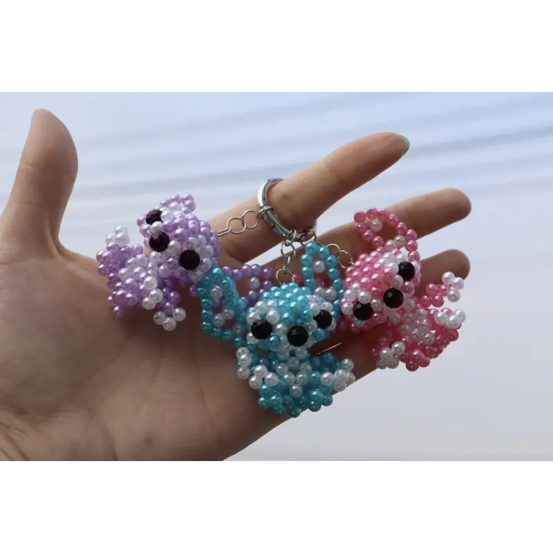 Móc khoá Stitch bằng cườm 934135