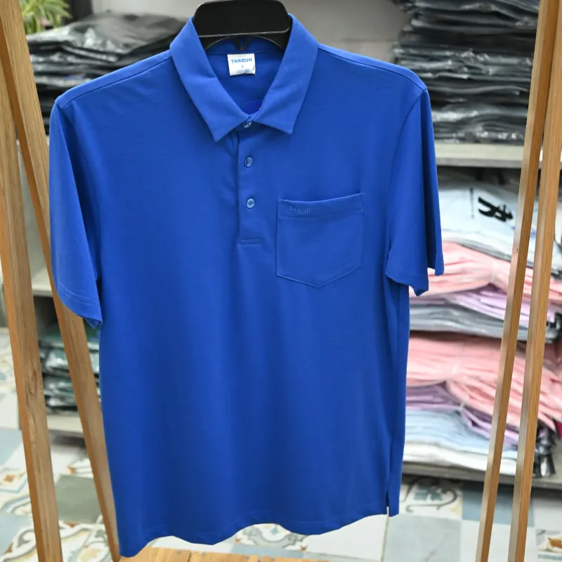 Áo thun polo xanh bích 789767