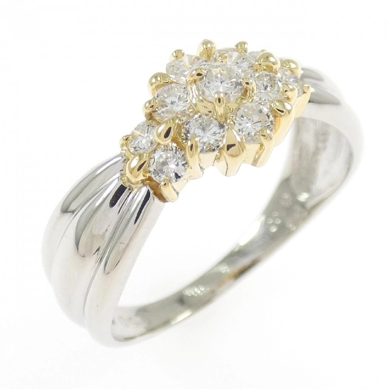 Nhẫn kim cương K18YG/PT900 0.50CT - Hàng hiệu Chính hãng 847711