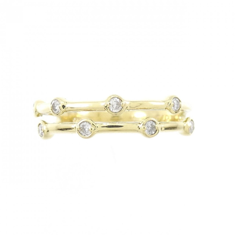 Nhẫn kim cương K18YG 0.10CT 671319