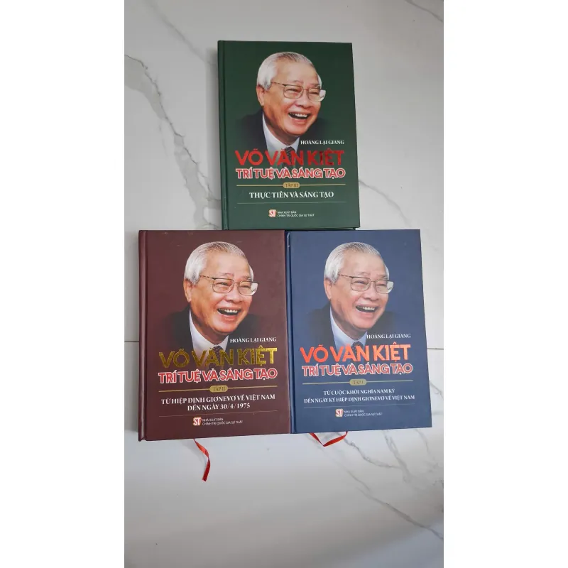 Bộ 3 tập: Võ Văn Kiệt - Trí tuệ và Sáng tạo - Hoàng Lại Giang 604782