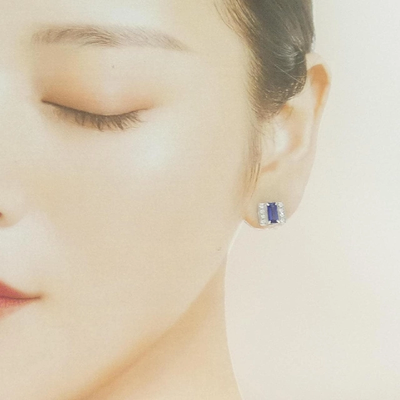 PT900 Bông tai Sapphire 1.65CT - Hàng hiệu Chính hãng 870132