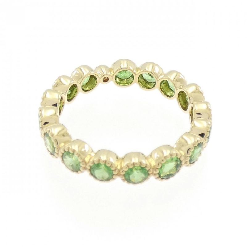 Nhẫn K18YG Full Eternity Ngọc Bích 1.80CT - Hàng hiệu Chính hãng 851396