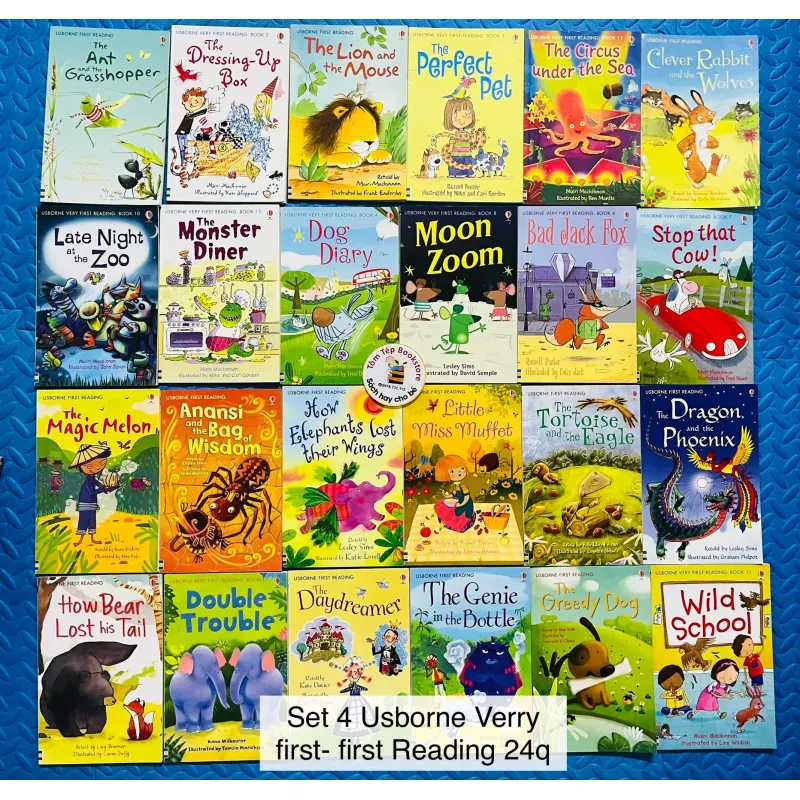 Set 5 Usborne Very First Reading & First Reading (24 cuốn bìa mềm) 759333