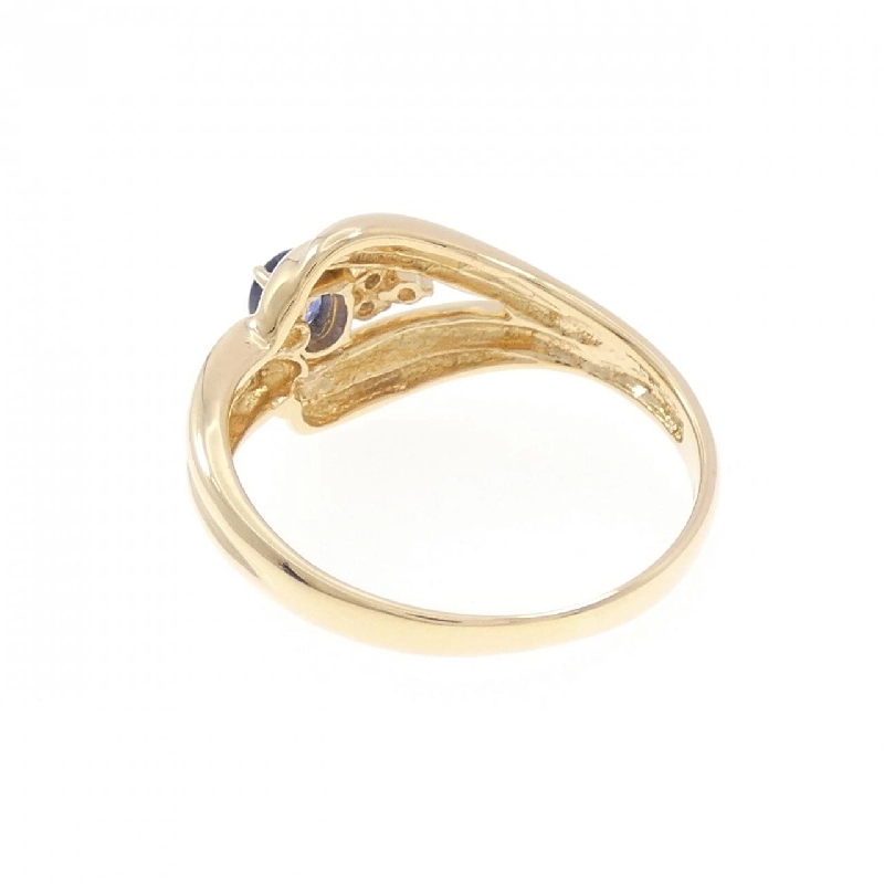 Nhẫn Sapphire K18YG 0.28CT - Hàng hiệu Chính hãng 850256