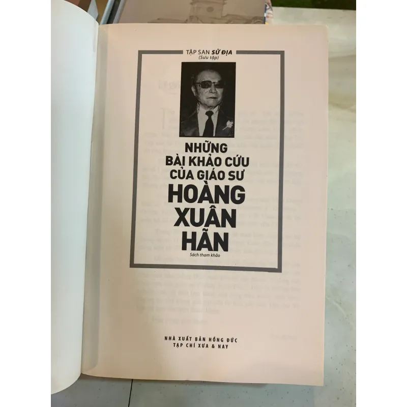 NHỮNG BÀI KHẢO CỨU CỦA GIÁO SƯ HOÀNG XUÂN HÃN - TẬP SAN SỬ ĐỊA 789452