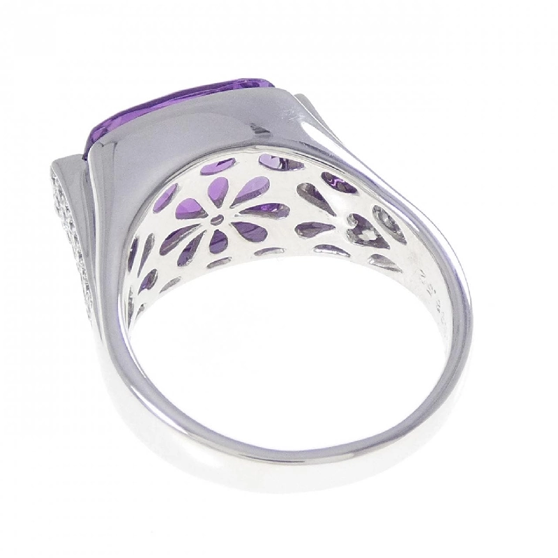 Nhẫn Amethyst 750WG 6.52CT - Hàng hiệu Chính hãng 848687
