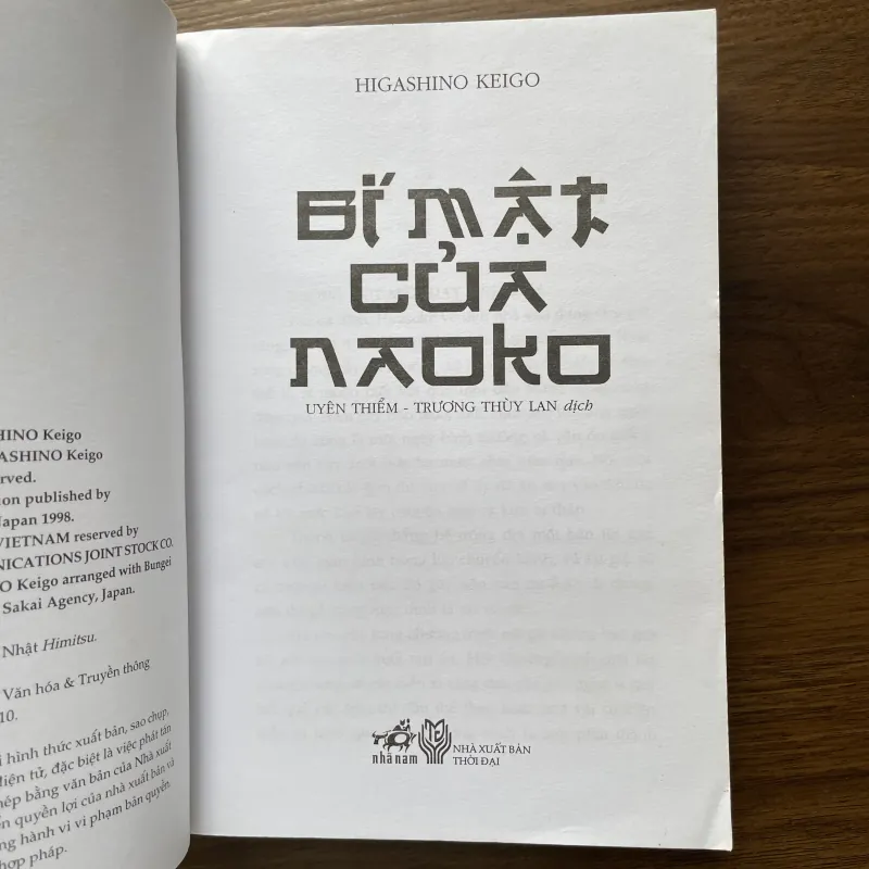 Bí mật của Naoko - Higashino Keigo 971958