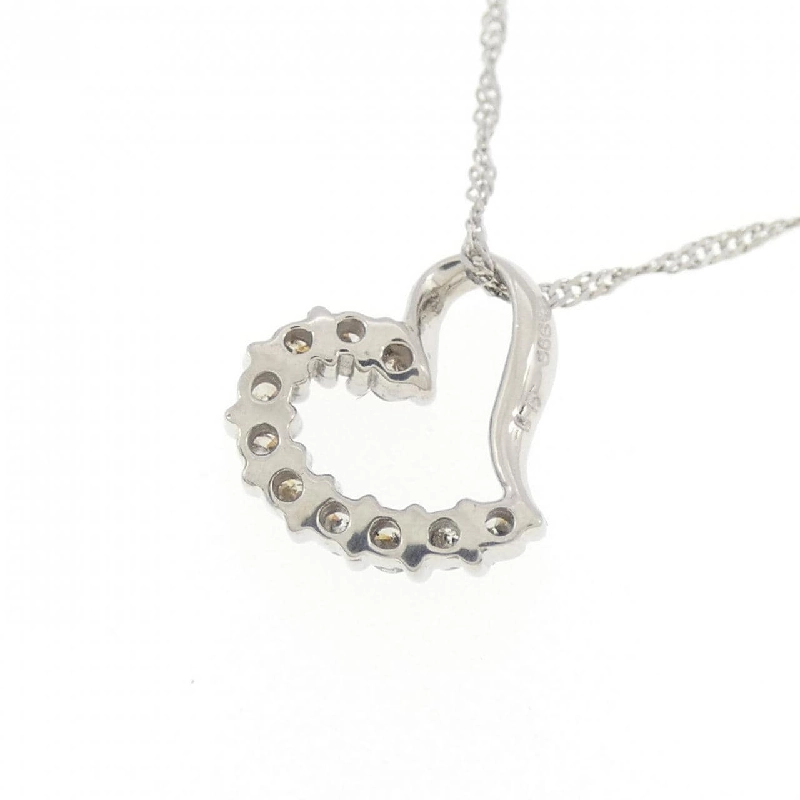 Dây chuyền kim cương hình trái tim PT900/PT850 0.1CT - Hàng hiệu Chính hãng 863570
