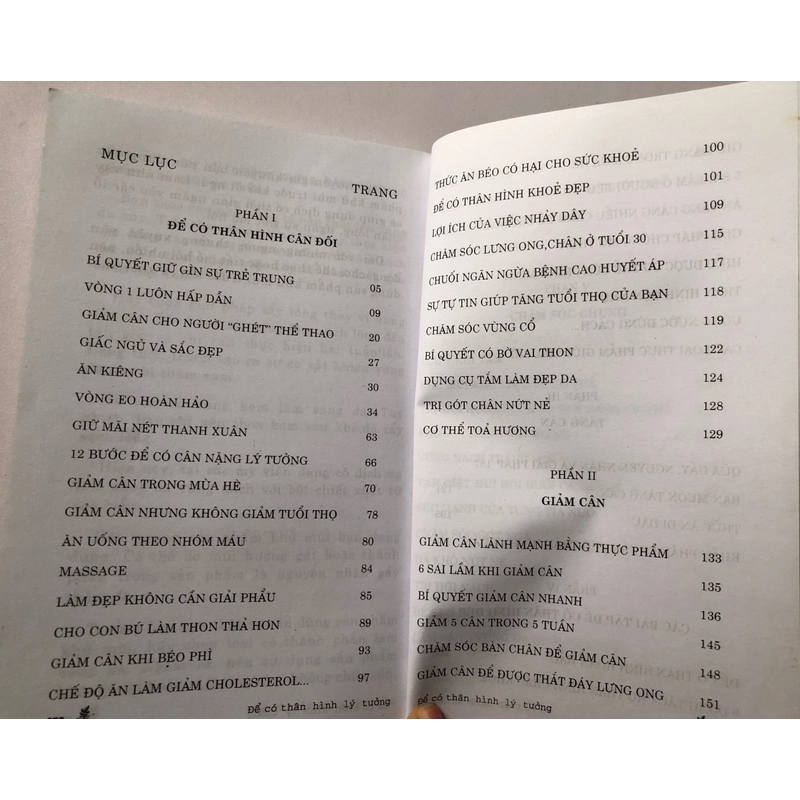 ĐỂ CÓ THÂN HÌNH LÝ TƯỞNG  - 253 trang, nxb: 2009 336255