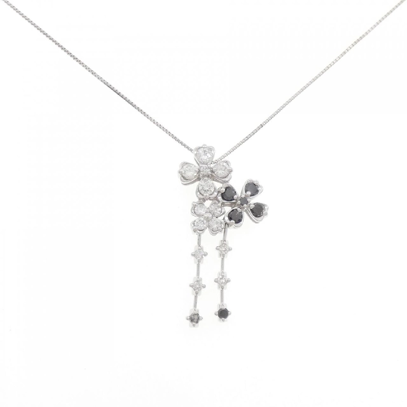 K18WG Hoa Kim Cương Dây Chuyền 1.00CT - Hàng hiệu Chính hãng 866460