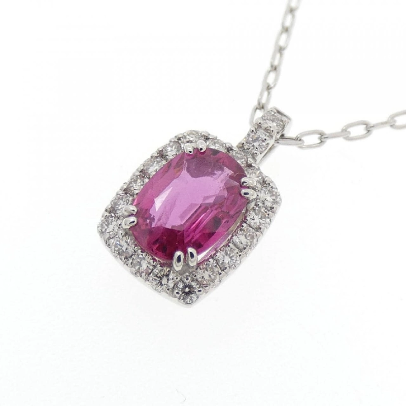 Dây chuyền ruby PT900/PT850 0.60CT - Hàng hiệu Authentic 865789