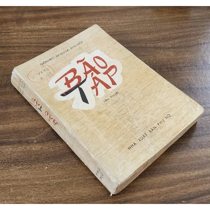 Tiểu thuyết Nga BÃO TÁP - NXB Phụ Nữ 1978 706207