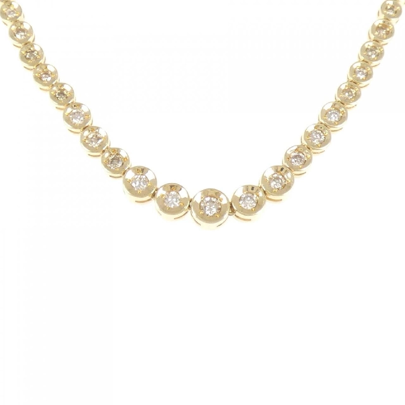 K18YG Dây chuyền kim cương - Hàng hiệu Authentic 856698