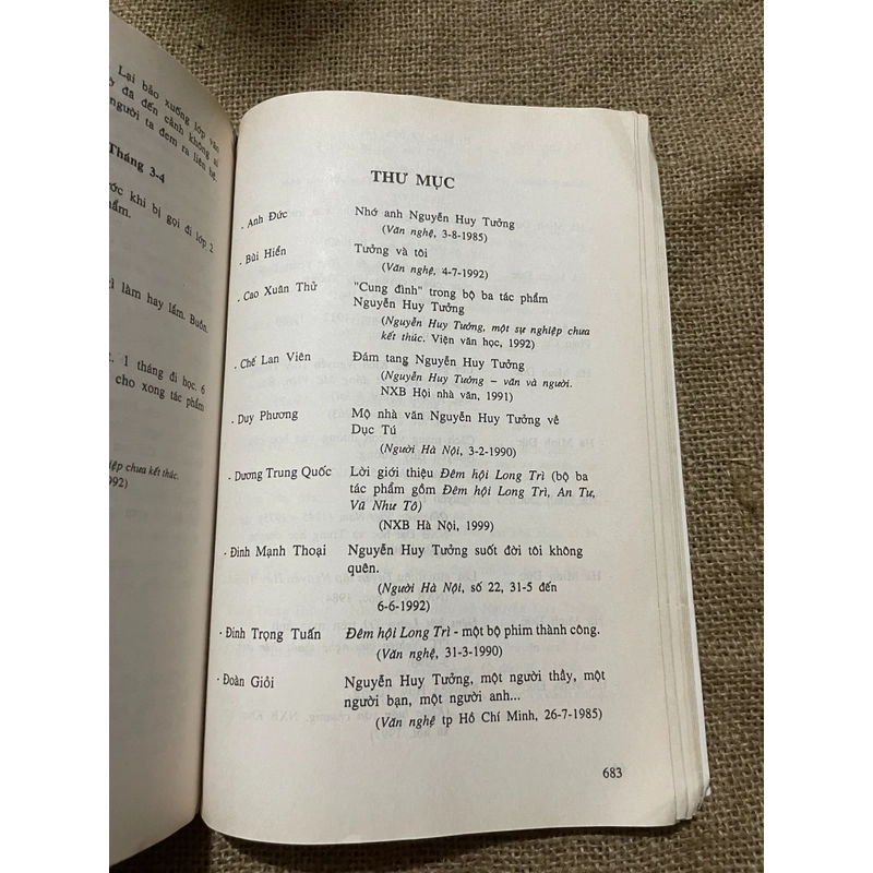 Nguyễn Huy Tưởng : Tác gia và tác phẩm; sách khổ lớn ; 2007 451963