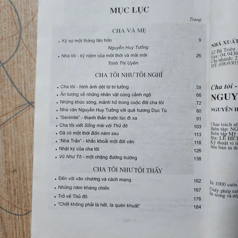 Cha tôi nhà văn Nguyễn huy tưởng | nguyễn huy thắng  689348