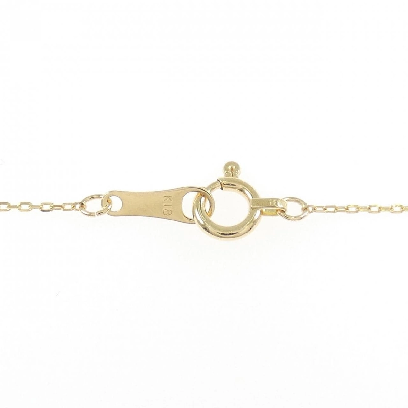 K18YG Solitaire Dây chuyền kim cương 0.10CT - Hàng hiệu Chính hãng 858655