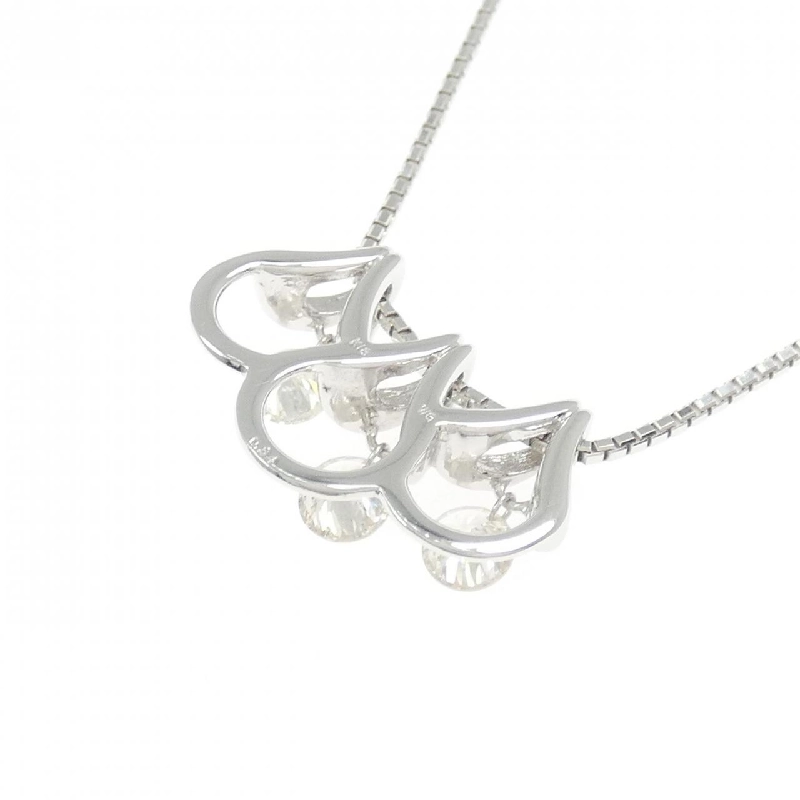 K18WG Dây chuyền kim cương 0.84CT - Hàng hiệu Chính hãng 861336