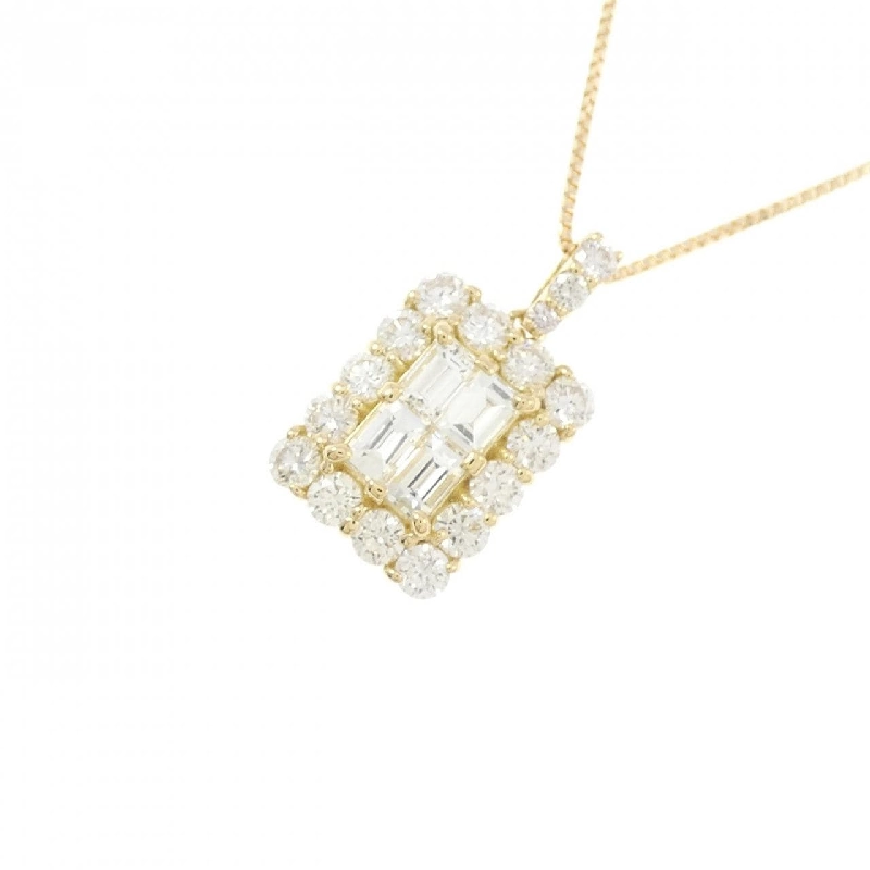 K18YG Dây chuyền kim cương 1.00CT - Hàng hiệu Chính hãng 858630