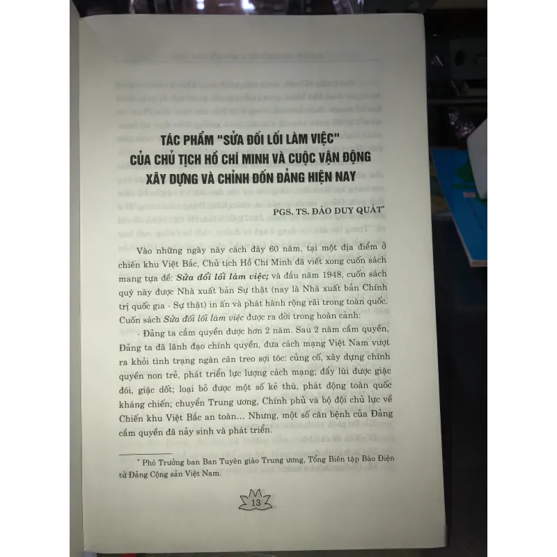 60 năm tác phẩm sửa đổi lối làm việc  754055