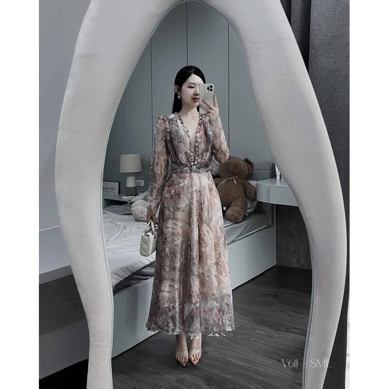Váy voan hoa đi chơi, đi biển,… 503437