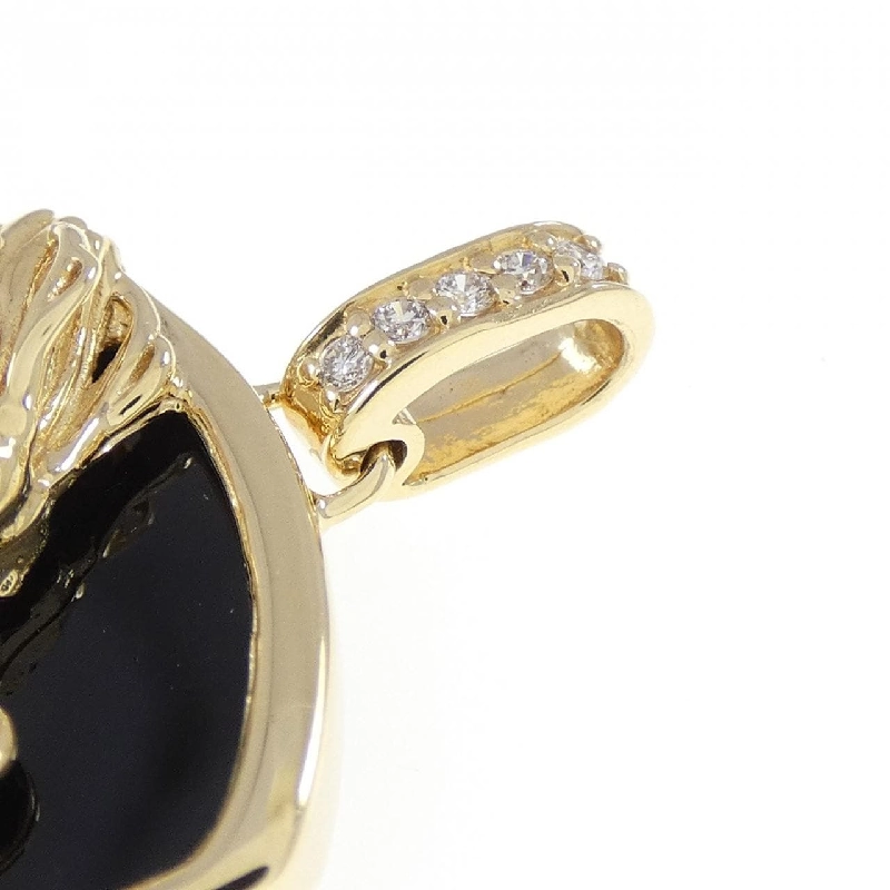 K18YG Rồng Onyx Mặt Dây Chuyền - Hàng hiệu Chính hãng 867063