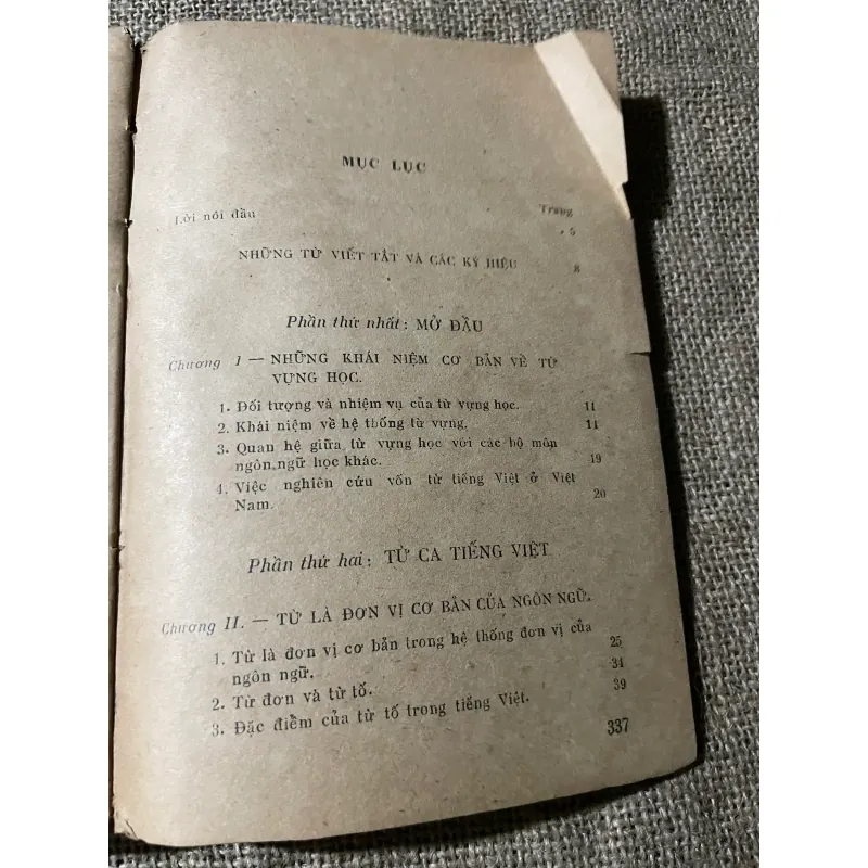 TỪ VÀ VỐN TỪ TIẾNG VIỆT HIỆN ĐẠI - NGUYỄN VĂN TU 574433
