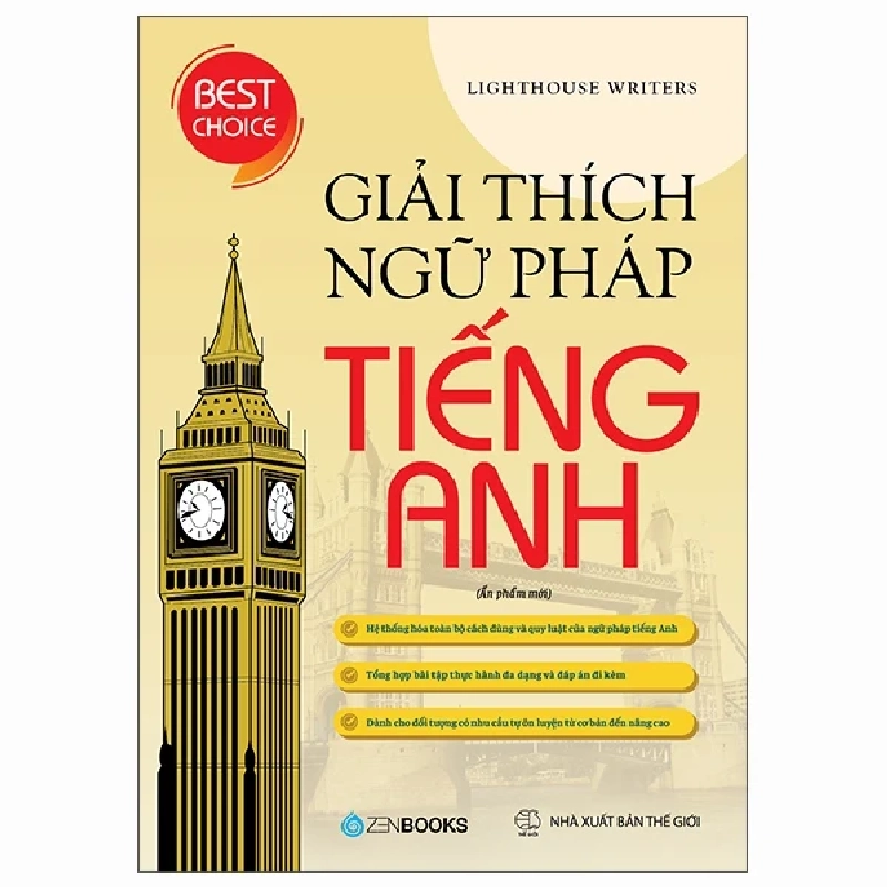 Giải Thích Ngữ Pháp Tiếng Anh (Ấn Phẩm Mới) (2025) - Lighthouse Writers 699884