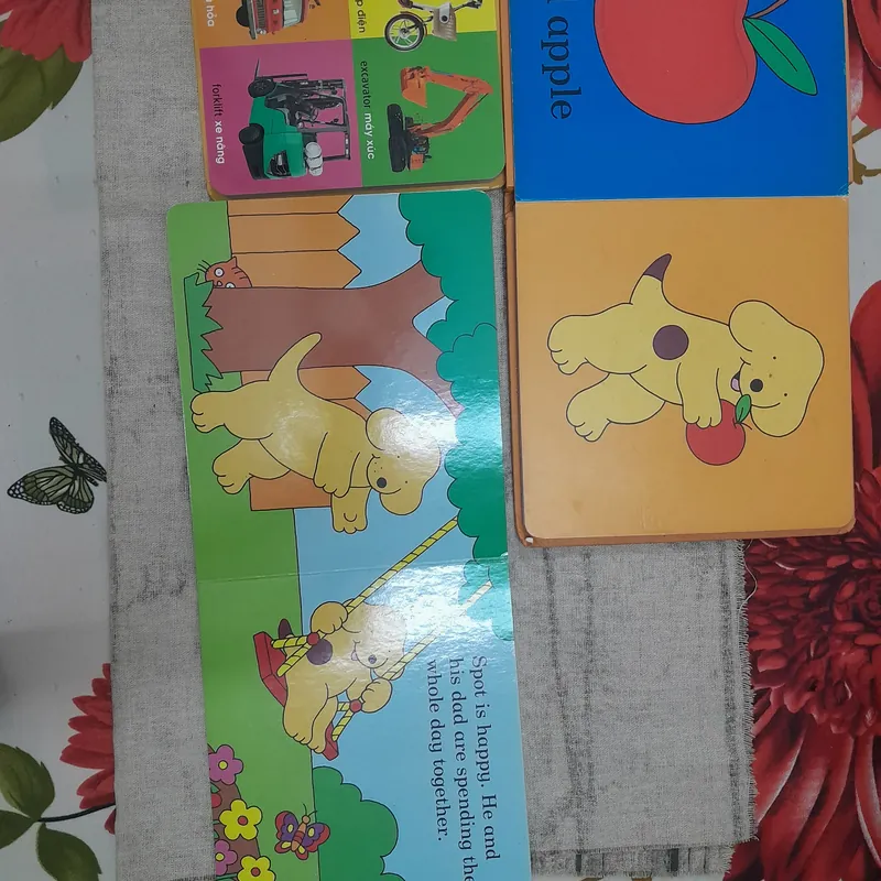 3 quyển sách màu cứng học từ tiếng anh cho bé  570707