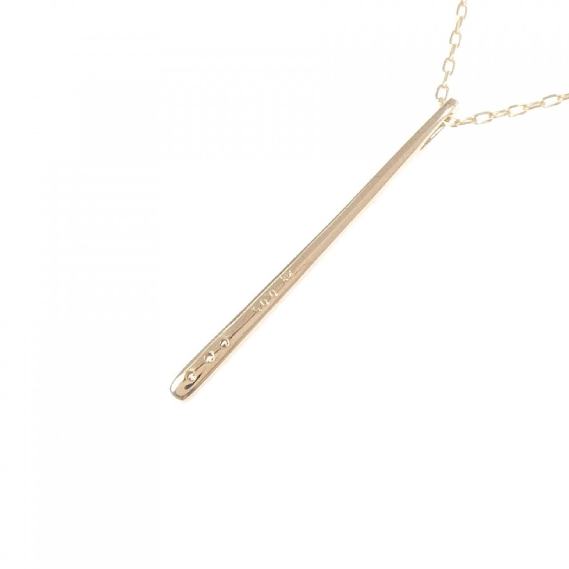 K18PG Dây chuyền kim cương ba viên 0.05CT - Hàng hiệu Chính hãng 863523