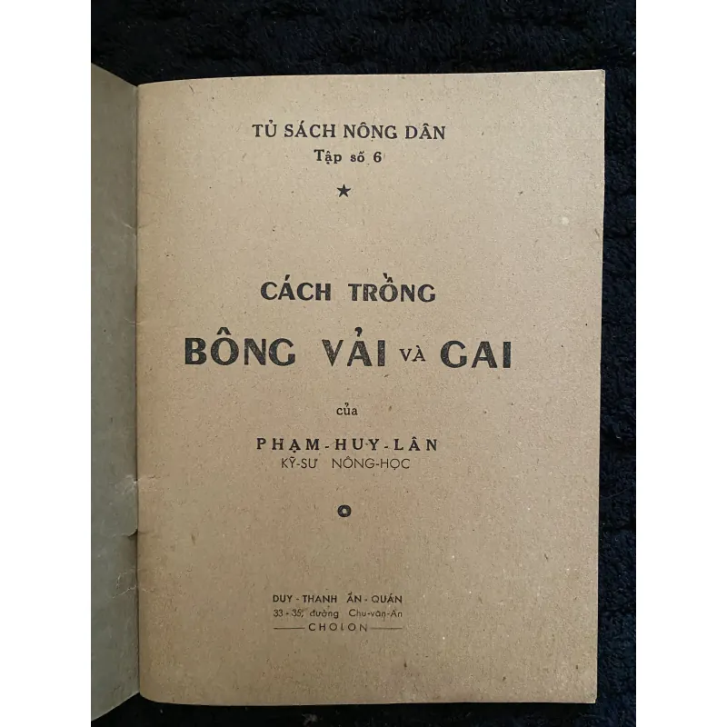 Cách trồng bông, vải và gai 1002902