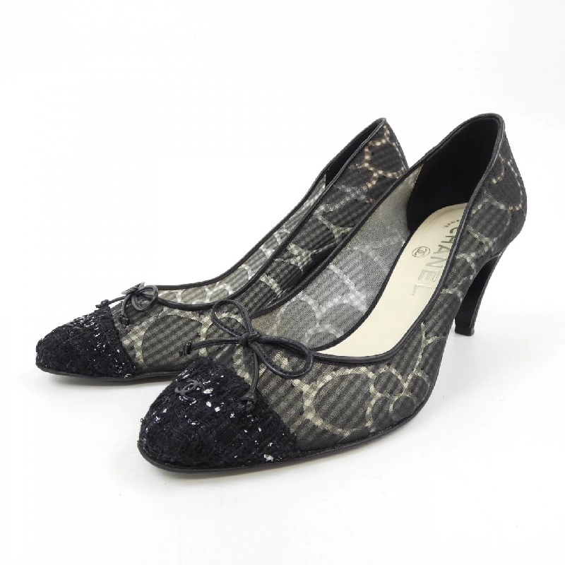 【Đối tượng phiếu giảm giá】Giày cao gót CHANEL 662835