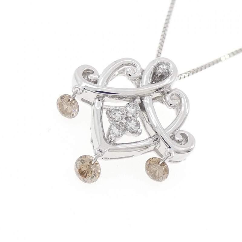 Dây chuyền kim cương K18WG 0.32CT - Hàng hiệu Chính hãng 859761